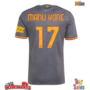 AS Roma Manu Kone #17 Replica Third Stadium Shirt 2026-27 Short Sleeve